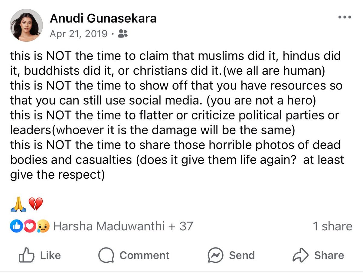 pavanaynay's tweet photo. 🚨 BREAKING: The “receipts” on #Anudigate are here.

The so-called “proof” of Anudi being racist in 2019? Just another weak attempt by Twitter’s bottom-feeders who can’t stand a woman doing better than their whole bloodline.

Screenshot from her Facebook, 2019👇🏼 https://t.co/x1kOjFsq0O