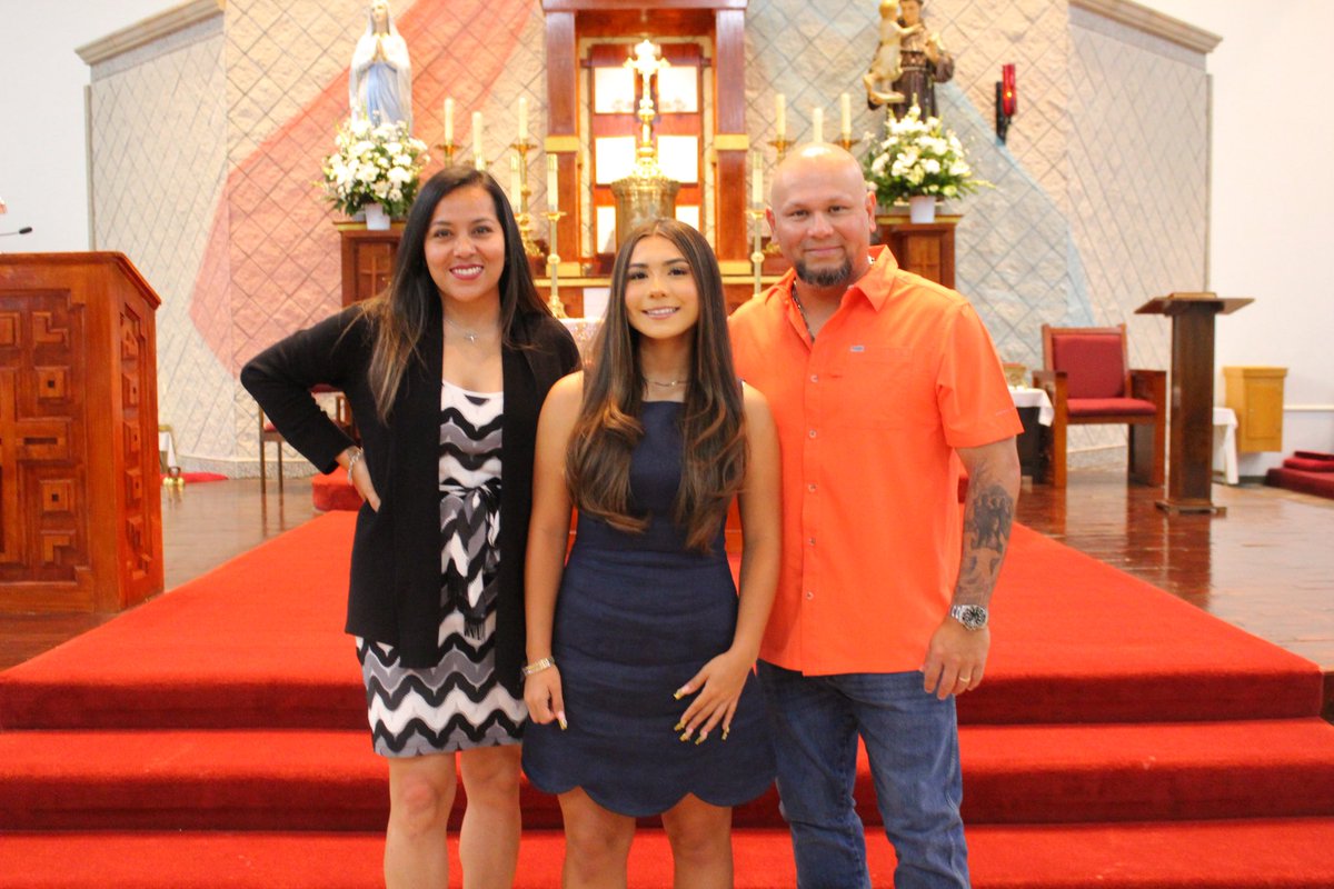 Congrats &amp; Happy 15th Birthday to Avery Ambriz! Quince Mass at St. Anthony’s
