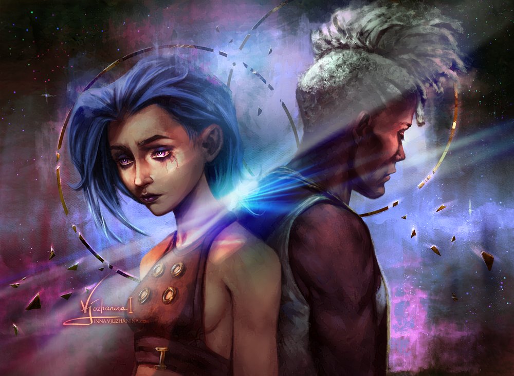 InnaVjuzhanina's tweet photo. "The Best of All Curses" ⏲️💣

#arcane #TimeBomb #ArcaneSeason2 #Jinx #Ekko https://t.co/O5lO2ea3hh