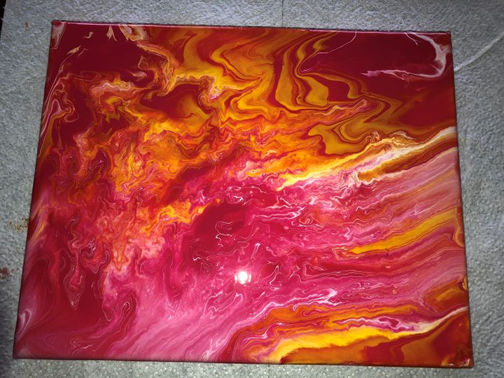 StephD311's tweet photo. Art of the Day: "Hectic sunrise". Buy at: https://t.co/YyIqeK5KHY https://t.co/3lN6Jcjjc7