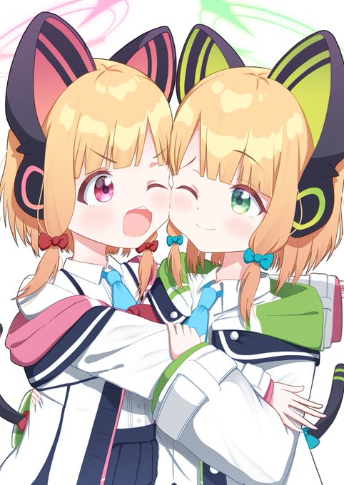 A*p様 【ブルアカ】ミニ色紙【モモイ&ミドリ】 A*p様 【ブルアカ】ミニ