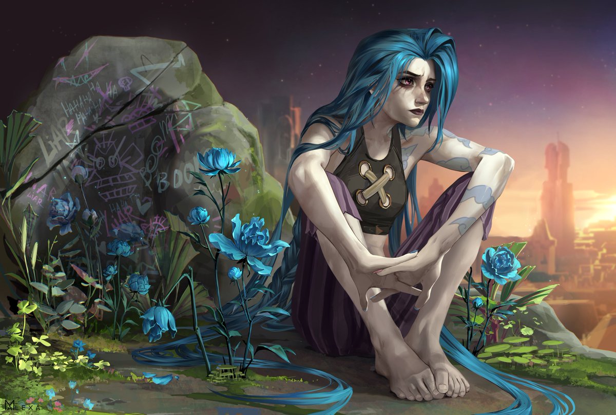 _M_Alexa_'s tweet image. #Jinx #arcane