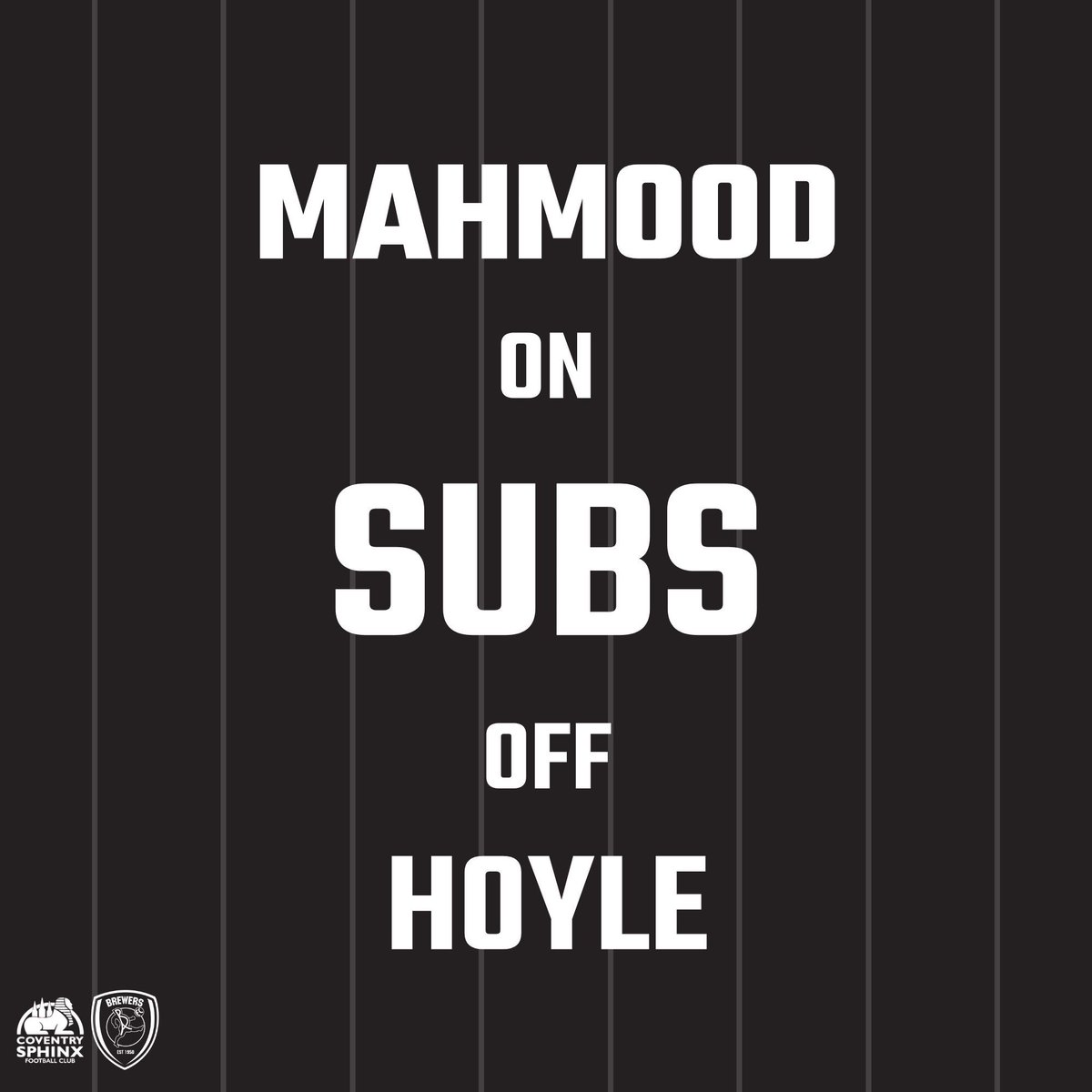 39. Keeping things fresh on a warm afternoon in Coventry 🔄️

#BAFC #BAWFC

🔵⚪ 1-0 🟡⚫