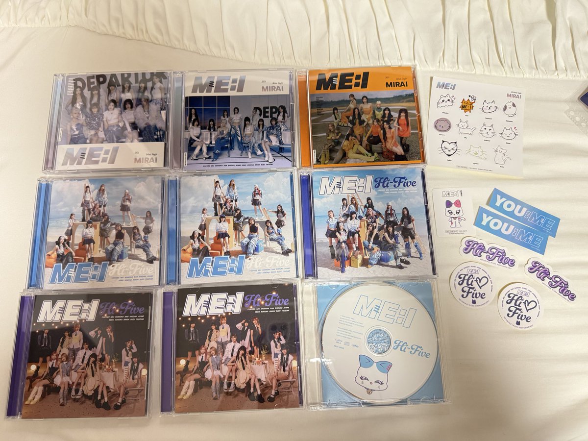 ME:I トレカ　グッズ　CD交換買取

【譲】
MIRAI 初回限定盤A.B.通常盤
Hi-Five 初回限定盤A.B.通常盤.FC加藤心

全てではないのですが特典付き

【求】
買取

グッズ整理したいので買い取ってくださる方募集しております。

#ME_I_交換  #ME_I買取
