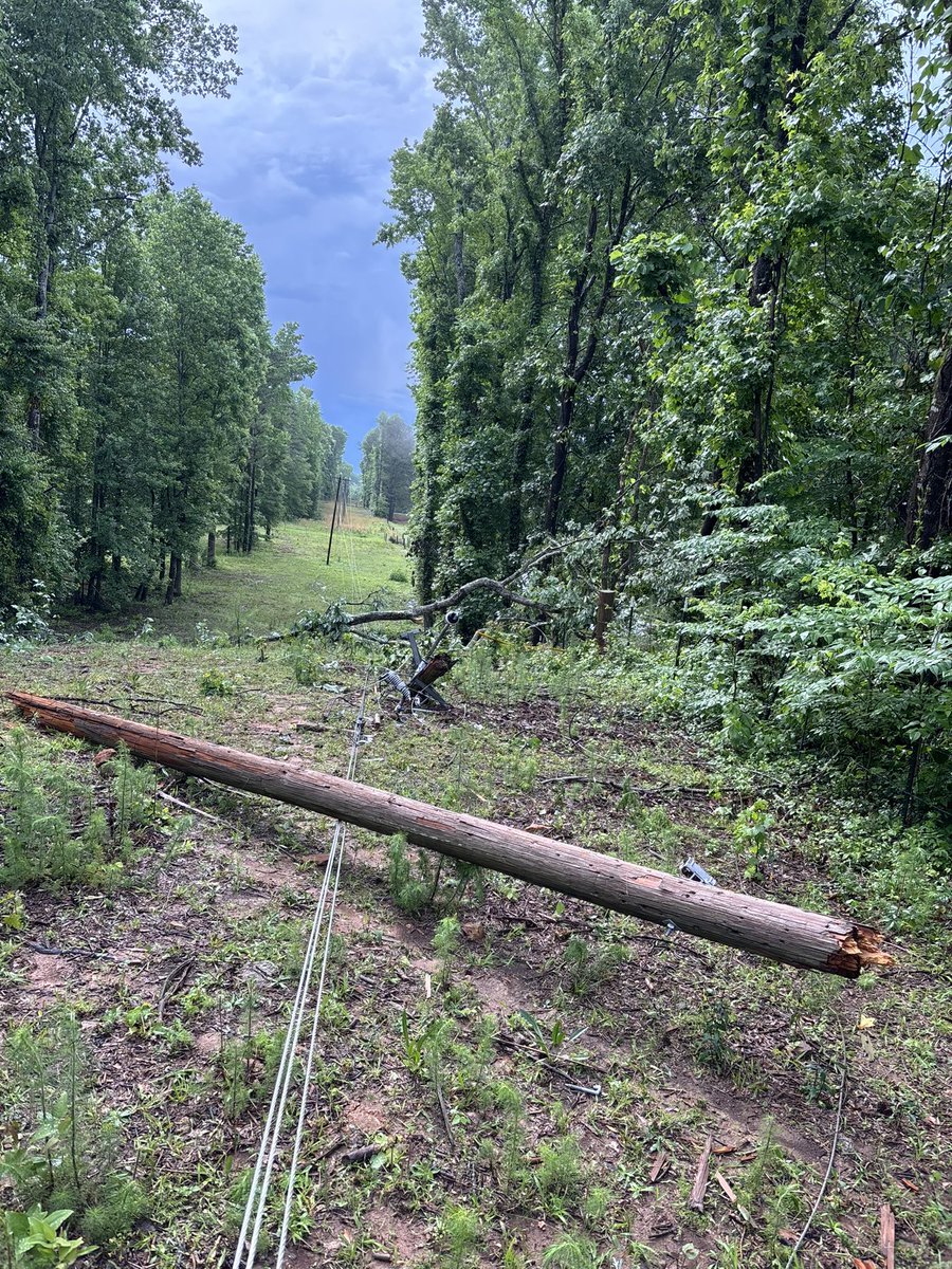 We’re currently experiencing an outage in Tallapoosa County caused by a fallen tree along Tank Road. Crews are at work now. We appreciate your patience as they work to restore power!