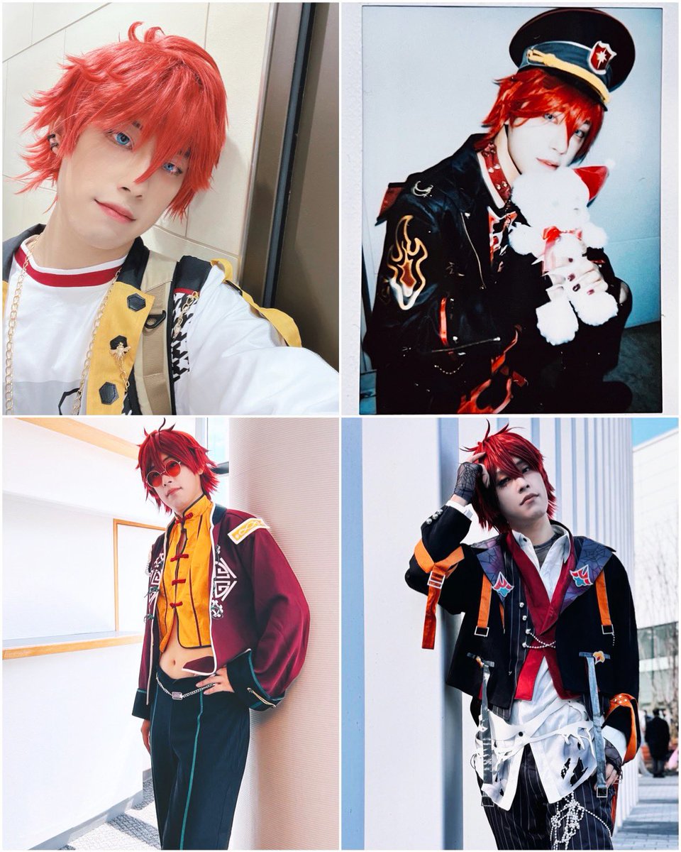 shun_11279's tweet photo. #天城燐音生誕祭2025 
#天城燐音誕生祭2025

時計回りで：
2023年7月　2024年1月
2024年8月　2024年12月

燐音くんと出会えてもうすぐ2年‼️
一生推していくよー🐝🎰 https://t.co/e2Oxf05wbr