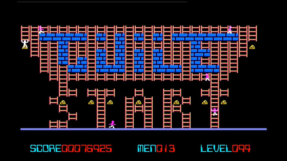 RAP50_2DHMKMEL's tweet image. #ロードランナー #LodeRunner
今回はPC98の保存版ロードランナーの自作面
数面のプレイ動画にしてみました。

軽めの面ばかりです。
FC版より操作が難しいので上級面のプレイは厳しそう。
でも、昔はテンキーで操作してたんだよなぁ…