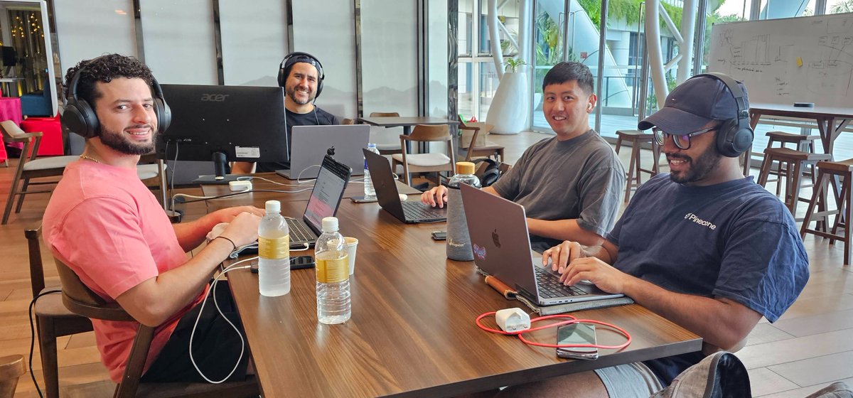 Hithesh Shaji (@cybhuman) on Twitter photo What a week!
Last-minute application to <a href="/a16z/">a16z</a> <a href="/speedrun/">a16z speedrun 🧊</a> ... and we made it to the next stage.
1:1s with <a href="/balajis/">Balaji</a> and <a href="/donovansung/">Donovan Sung</a>. Seeing up close what it takes to build something great.
The real magic? <a href="/thenetworkstate/">The Network State</a>. Not just cohort-mates – a tribe. Need video editing? What a week!
Last-minute application to <a href="/a16z/">a16z</a> <a href="/speedrun/">a16z speedrun 🧊</a> ... and we made it to the next stage.
1:1s with <a href="/balajis/">Balaji</a> and <a href="/donovansung/">Donovan Sung</a>. Seeing up close what it takes to build something great.
The real magic? <a href="/thenetworkstate/">The Network State</a>. Not just cohort-mates – a tribe. Need video editing?