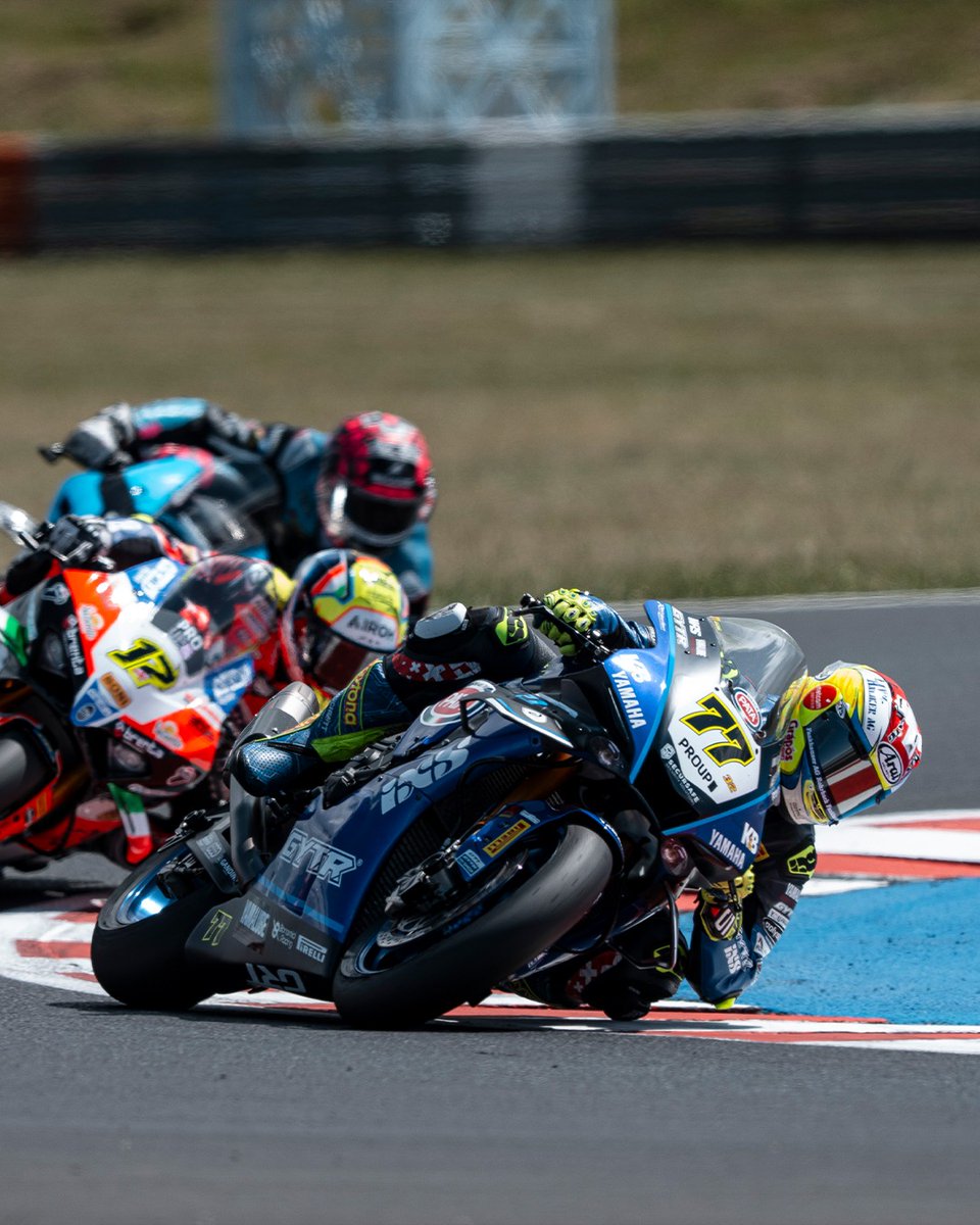 GYTR GRT Yamaha WorldSBK Team (@grtyamahawsbk) on Twitter photo Big 👏 to Domi-Fighter ✨ Strong Pace, strong comeback from 19th on the grid ✅
Battling to P1⃣1⃣, securing good points and showing very good progress after challenging days 💪 Onto the next one 💥
<a href="/DomiAegerter77/">Dominique Aegerter</a> <a href="/WorldSBK/">WorldSBK</a> <a href="/yamaharacingcom/">Yamaha Racing</a> Big 👏 to Domi-Fighter ✨ Strong Pace, strong comeback from 19th on the grid ✅
Battling to P1⃣1⃣, securing good points and showing very good progress after challenging days 💪 Onto the next one 💥
<a href="/DomiAegerter77/">Dominique Aegerter</a> <a href="/WorldSBK/">WorldSBK</a> <a href="/yamaharacingcom/">Yamaha Racing</a>