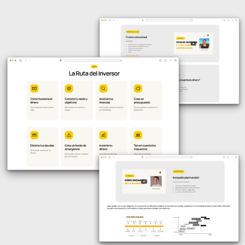 invierte_joven's tweet image. He creado LA RUTA DEL INVERSOR, una formación donde te enseño cómo: 
- Cambiar tu mentalidad
- Ahorrar más y mejor
- Salir de deudas
- Crear un colchón
- Invertir con estrategia

Te doy acceso GRATIS si: 
1️⃣ Haces RT 
2️⃣ Comentas &quot;RUTA&quot;
3️⃣ Me sigues 

Te la envío por DM 📥