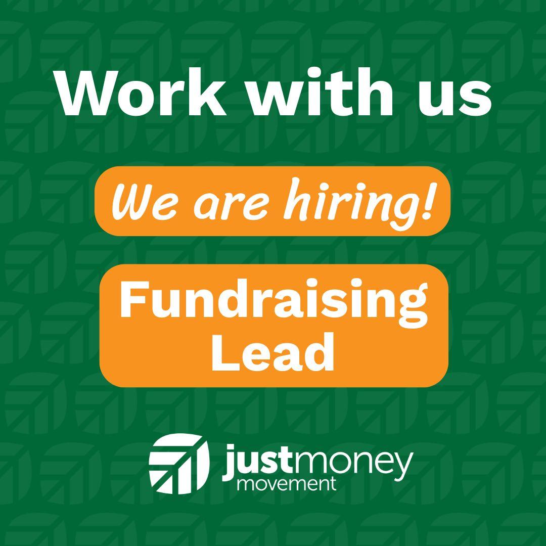 Could you join us as our Fundraising Lead?

We are looking for a part-time Fundraising Lead to help us grow a more sustainable funding base. The role is 0.4 FTE and can be worked flexibly and remotely.

Find all details and how to apply here justmoney.org.uk/work-for-us

Please share!