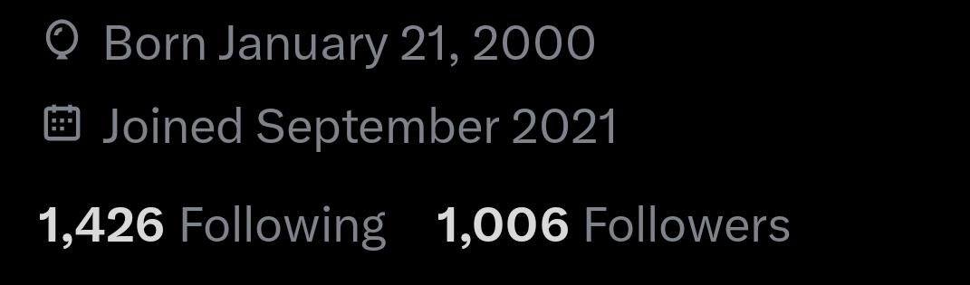 thanks for 1k gang!!!!