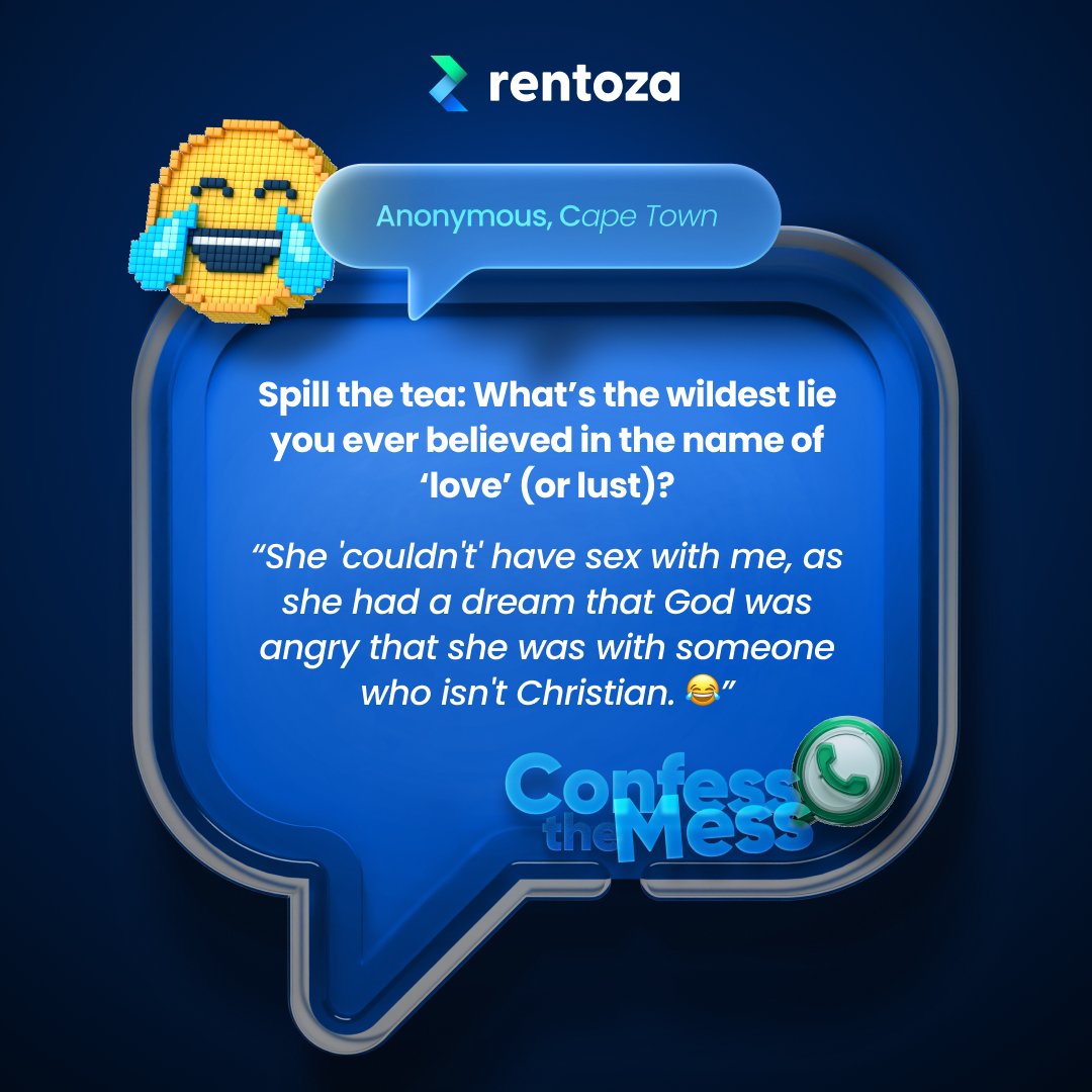If you're not following our WhatsApp Channel, you're missing out! Join now for crazy relationship confessions you need to read to believe.🥵

Get in on the mess: brnw.ch/21wSK01

#rentoza #commitmentismessy #mjolo #datingconfessionals #dating #confessthemess