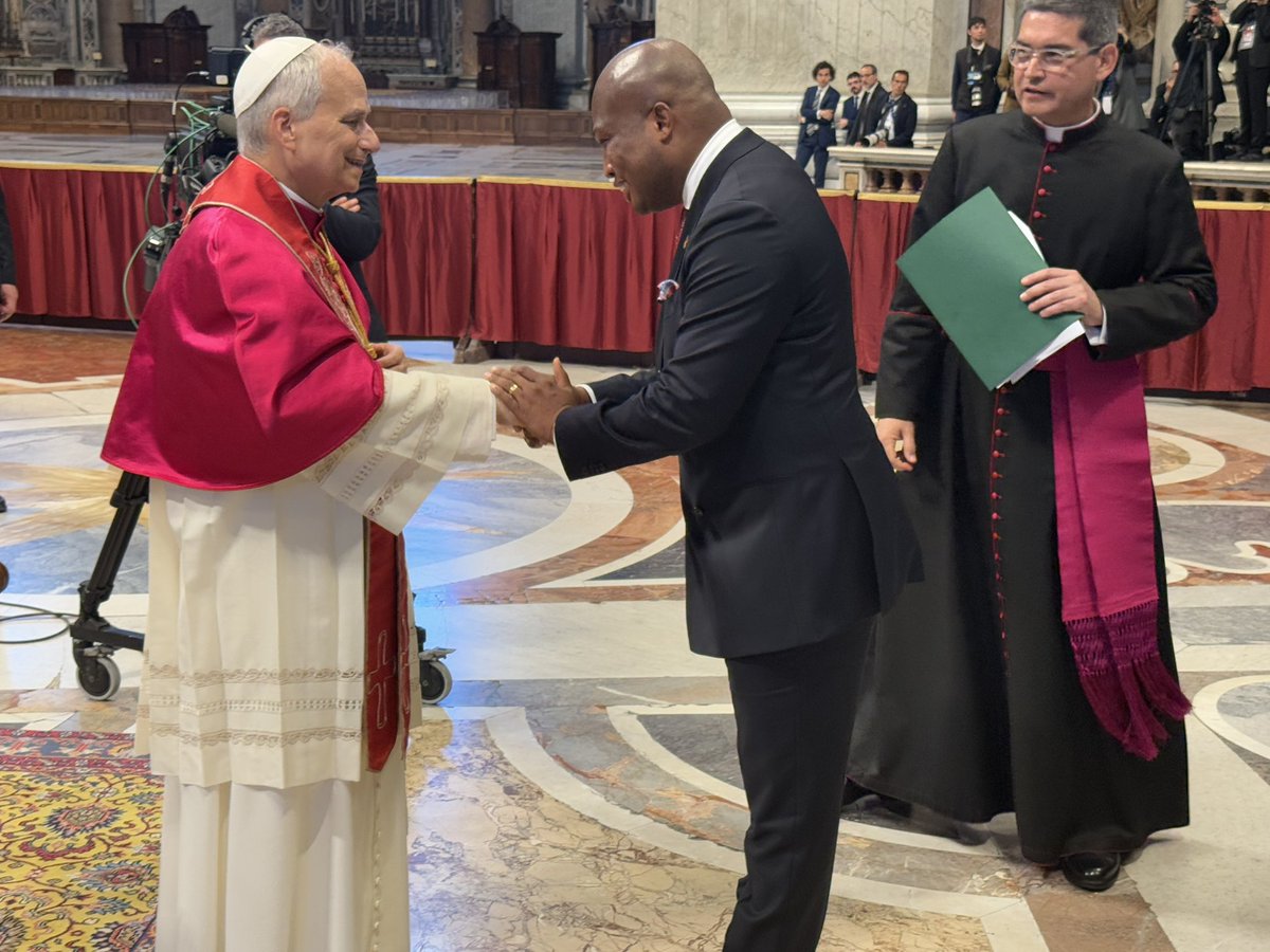 Samuel Okudzeto Ablakwa Represents President Mahama at Inauguration Mass of Pope Leo XIV