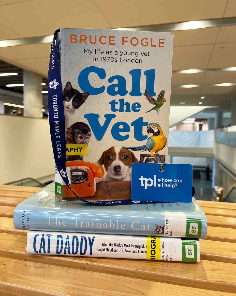 torontolibrary's tweet image. To Matthews and Marner
And Woll and Nylander,
Here are some titles
We think you should gander.

Checking out these books
Might make Game 7 less hard.
Oh, the things you can read
With a library card!

@MapleLeafs @BrowardLibrary
#GoLeafsGo #LeafsForever