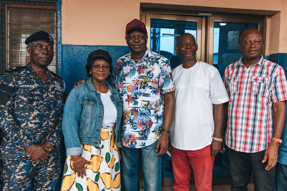 eastwoodanaba's tweet photo. GO TO THEM was not a campaign, it was a commission. A reminder that Jesus Christ still walks the dusty roads through us. May we never forget the tears of the inmates, the laughter of the children, the gratitude of the aged, and the silent prayers answered in simple gestures.

At every stop, the Gospel was not only preached, it was lived. Hands were held, prayers were said, and hope was restored. Smiles lit up faces weathered by pain, and hearts long forgotten felt remembered again. It wasn’t just an outreach; it was an outpouring of love.

One unforgettable moment was when Pastor Eastwood, our Diakonos, humbly knelt before the inmates at the Bolgatanga Police Station, urging them to turn over a new leaf. It was a solemn moment as tears flowed freely and the inmates prayed the sinner’s prayer with broken hearts and open hands.

From there, the team moved to the Bolgatanga main lorry station, where food was shared with physically challenged individuals. We continued to Mama Lardi Children’s Home, spending quality time with the children, and finally concluded at LOAD (Life Out Of Alcohol and Drugs) Ghana. The joy on the faces of the guests as they welcomed Pastor Eastwood and Mama Rosemond was truly heartwarming.
To God be the glory.
