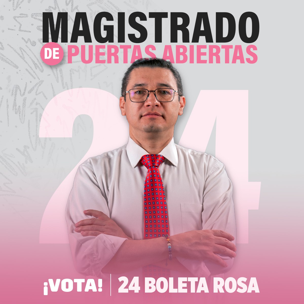 robertort1978's tweet image. Quiero ser un magistrado cercano a la ciudadanía y en contacto directo con quienes acuden a que se les haga justicia.

Este 1 de junio vota 24 en tu boleta rosa.

#RobertoRubio #BoletaRosa #24
#PoderJudicial #EleccionesPoderJudicial #Colima