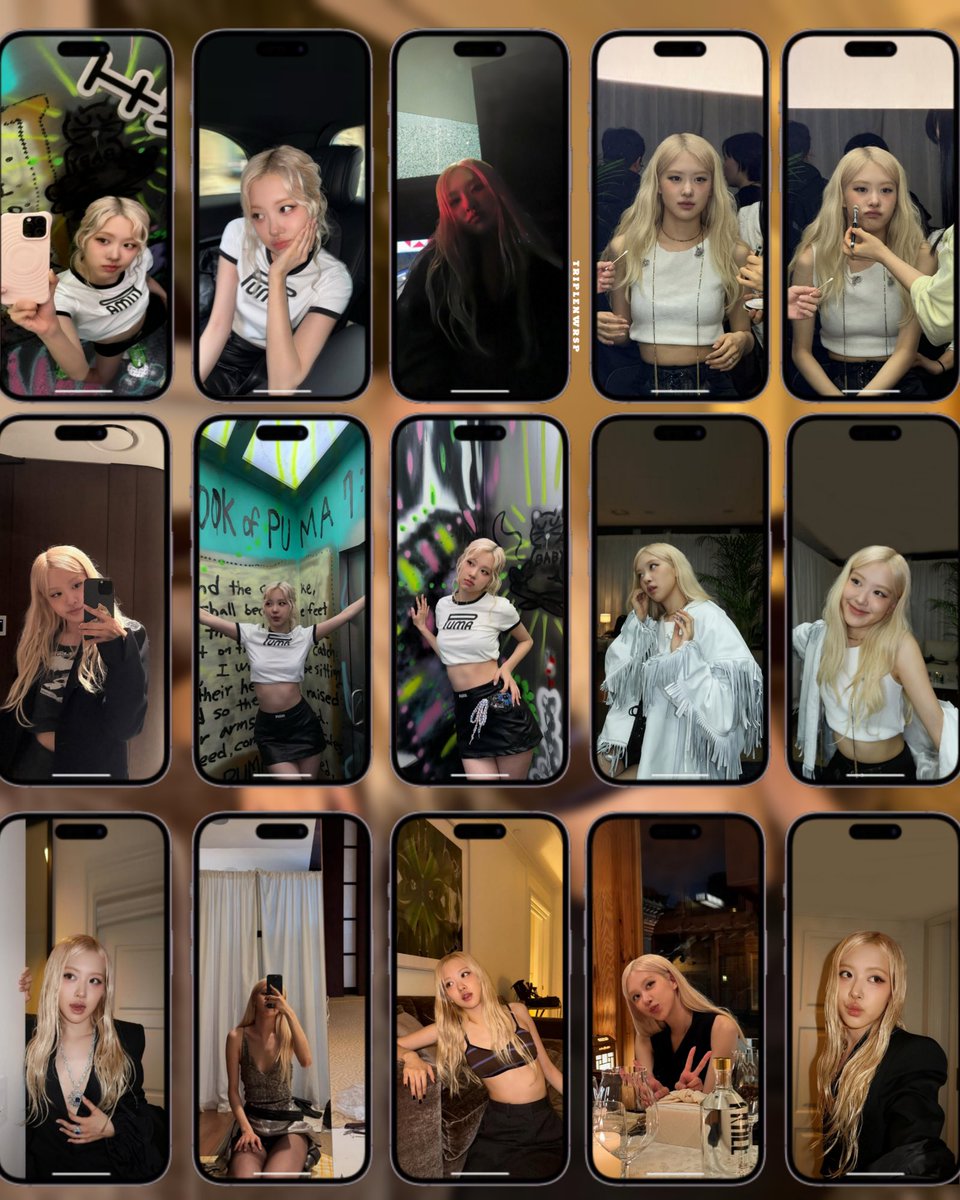 #ROSÉ #로제 lockscreens//wallpapers (4k)

- ROSÉ IG POST