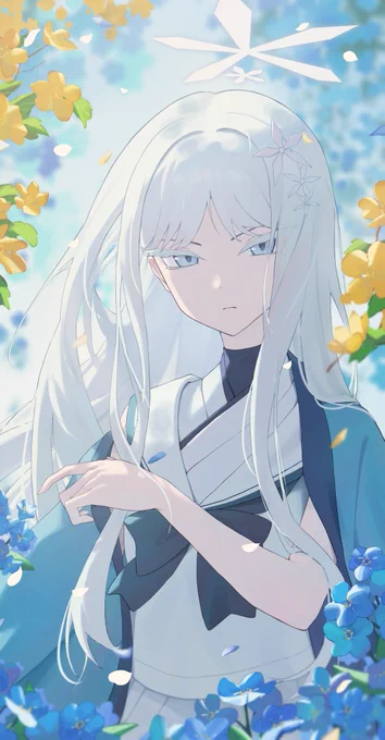 百花繚乱 #ブルアカ
