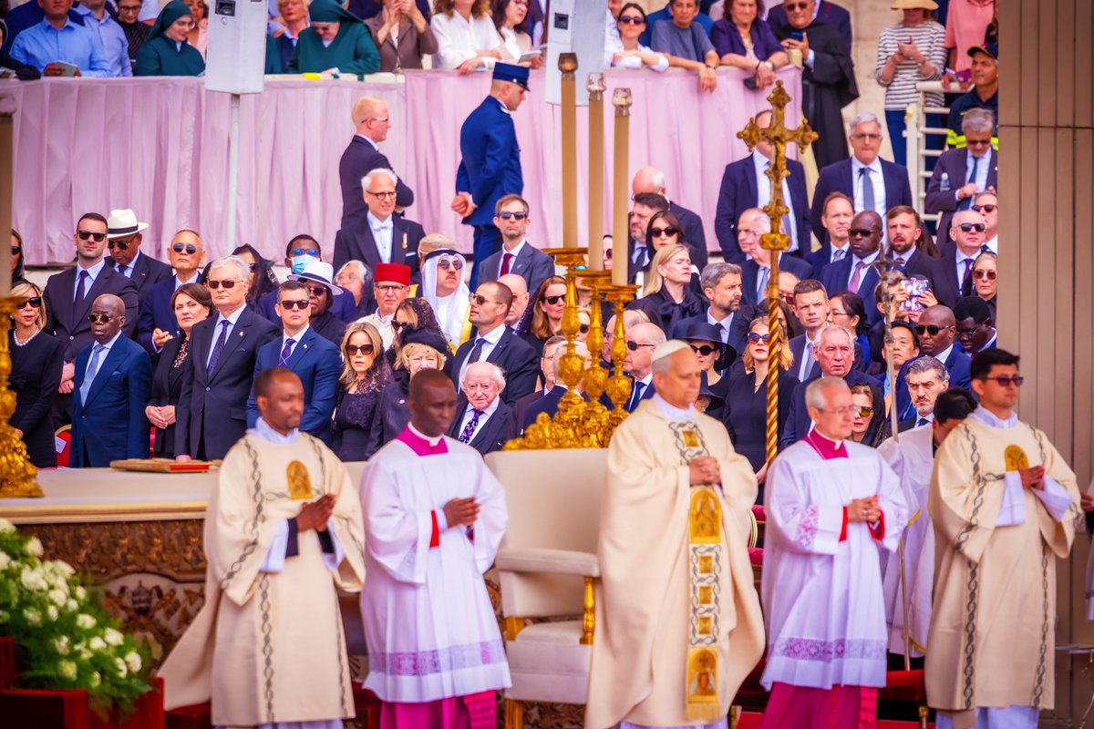 officialABAT's tweet photo. Today, at the Vatican, upon the personal invitation of His Holiness Pope Leo XIV, I joined world leaders and millions of Catholics in witnessing the beginning of a new papacy.

Pope Leo XIV’s humility, history with Nigeria, and message of peace remind us of the moral leadership the world desperately needs. 

As a nation of deep faith and great diversity, Nigeria remains committed to building bridges across belief, race, and continent—for peace, for progress, and for all of humanity.

May the Almighty guide the Holy Father and strengthen all who labour for a more just and compassionate world.

~ PBAT