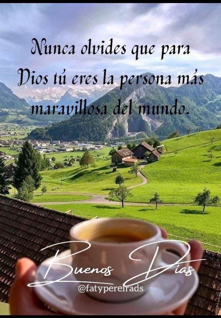 kellys_campos's tweet photo. Feliz domingo, corazones
💕☕☕🌷😀🤗🦋💚🩵
Dios no ama con amor eterno e inagotable.
"Porque a mis ojos fuiste de Gran estima, fuiste honorable y yo te amé".
Isaías 43:4; RVR 1960.
#RelaxDominical
#Bendiciones 🙏 https://t.co/0zGxm0LuV4