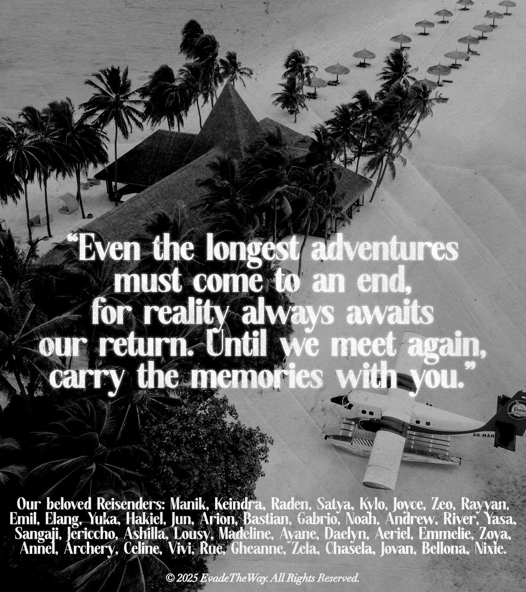 ㅤ
               20.04.25 - 18.05.25
  EvadeTheWay is officially close down.
ㅤ