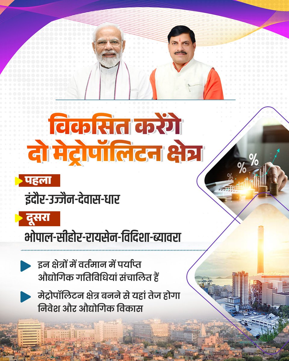 DrMohanYadav51's tweet photo. विकास की रफ्तार
दो नए मेट्रोपॉलिटन क्षेत्र के साथ...

#विकसित_मध्यप्रदेश https://t.co/KTVsG9w2u8