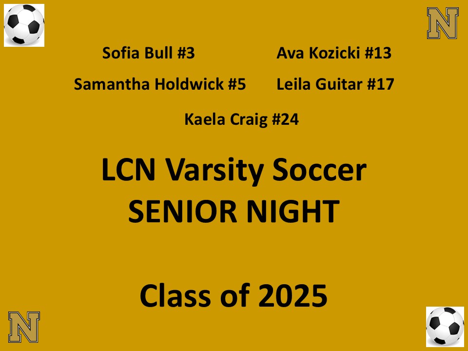 ⚽️LCN Crusaders Game Day⚽️
   (MAC Red Conference Game)
         (SENIOR NIGHT)
    🆚 Grosse Pointe Liggett
    🏟️ LCN Stadium
    ⏰ 5:30pm

#GoCrusaders    #LetsRollLCN