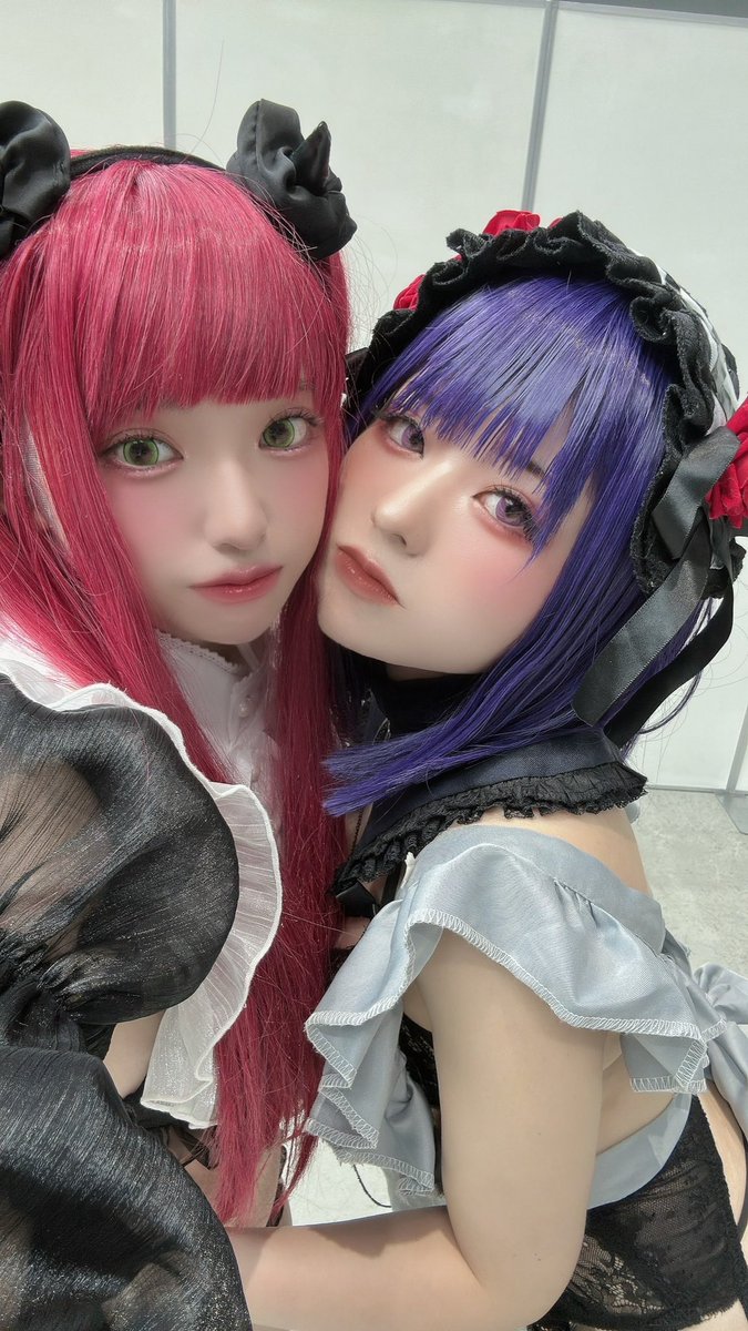 furamingosaniwa's tweet photo. コスホリお疲れ様でした〜！🥰
激めろちおちゃんとでした︎💕︎🫶 https://t.co/lCJyz65oqk