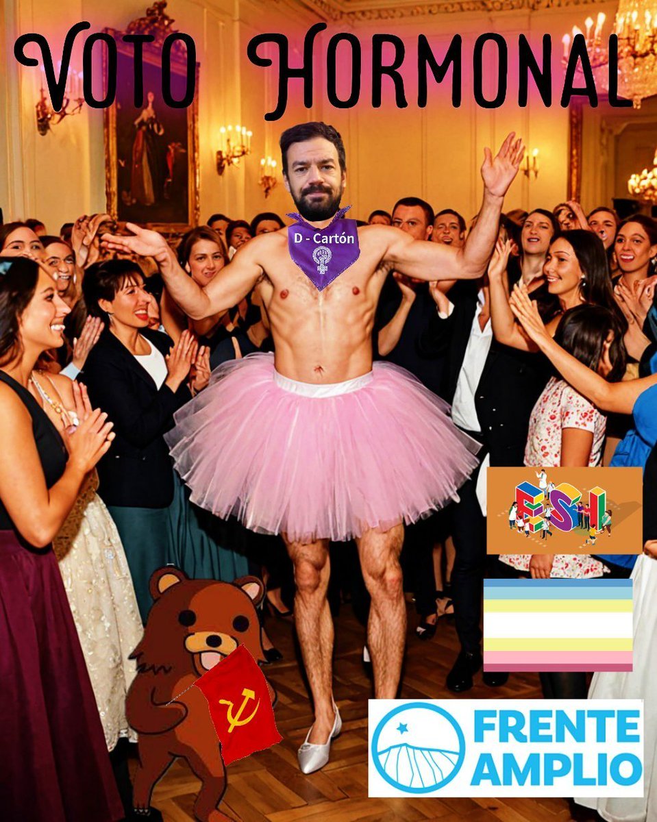 no48357477's tweet photo. @gonzalowinter @TomasVodanovic 😒el wekereke sodomita haciendo campaña al deficiente mental subnormal de @gonzalowinter 🤣...estos creen que la gente es webona 😅 los chorros depravados de @elfrente_amplio estan muertos politicamente 😎 #Mosciatti #MaratonDeSantiagoEnTVN #DiegoPortales #TodosSomosCooper #weko https://t.co/8HA0GvwOI2