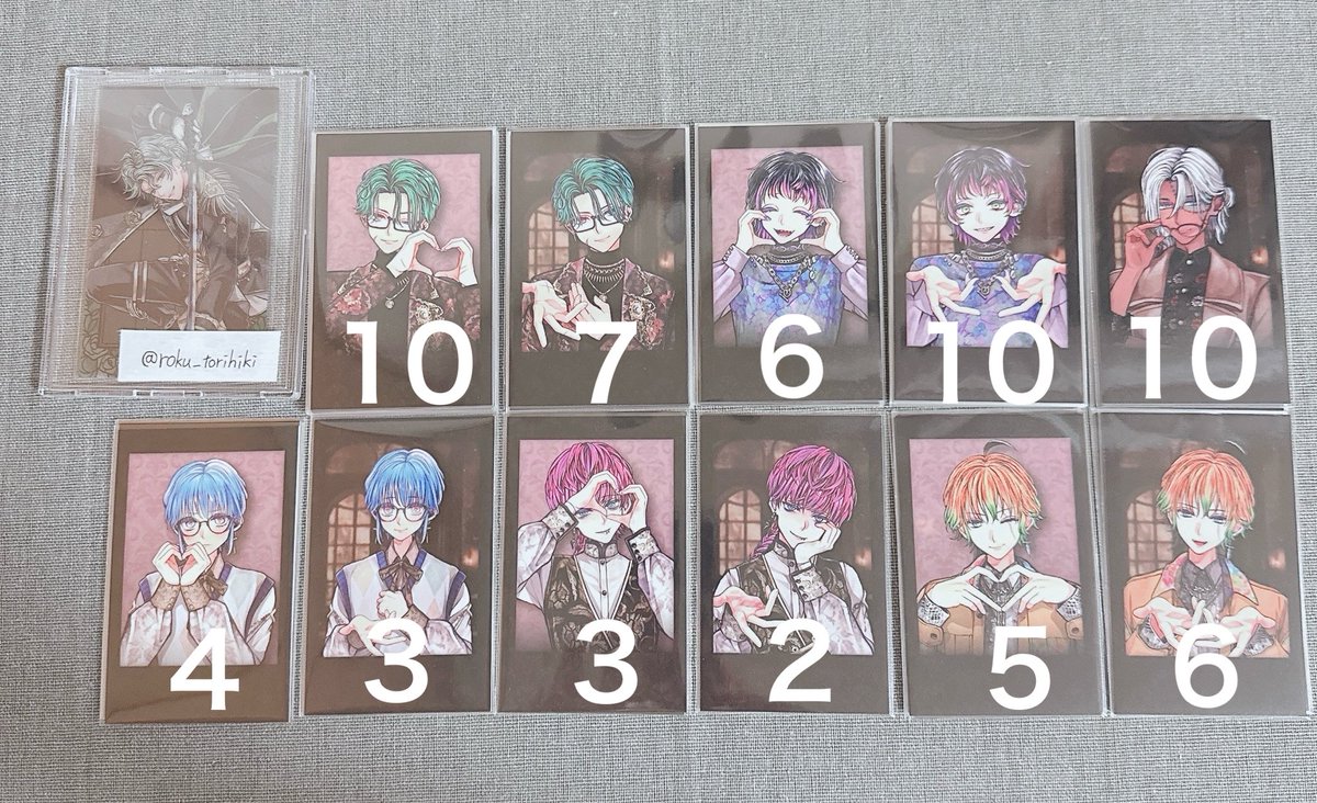 roku_torihiki's tweet photo. 《交換》あくねこ 悪魔執事と黒い猫 チェキ風カード クリアカード

譲：ロノ/バスティン/フェネス/ボスキ/アモン/ルカス/ナック/ラムリ/ミヤジ/フルーレ/ラト/テディ

求：写真5枚目

※郵送のみ

大変難しいとは思いますが、よろしくお願いいたします◎ https://t.co/Ek1aMxVDL2