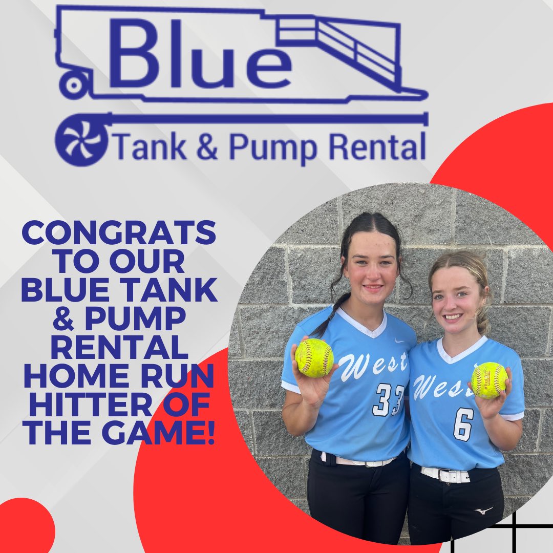 Went 1-1 yesterday 

Game 1: W over Mercy
Offensive leaders:
P Hobgood  3 for 4 💣
KK Tate  3 for 4 💣
E Collins  2 for 4

Pitching 
KK Tate 4IP,2ER,0BB,4K
K Hobgood 3IP,2ER,2K

Game 2: L to Meade Co
Offensive leaders:
A Vahle  2 for 4
P Hobgood  2 for 4
L Blakeman  1 for 2