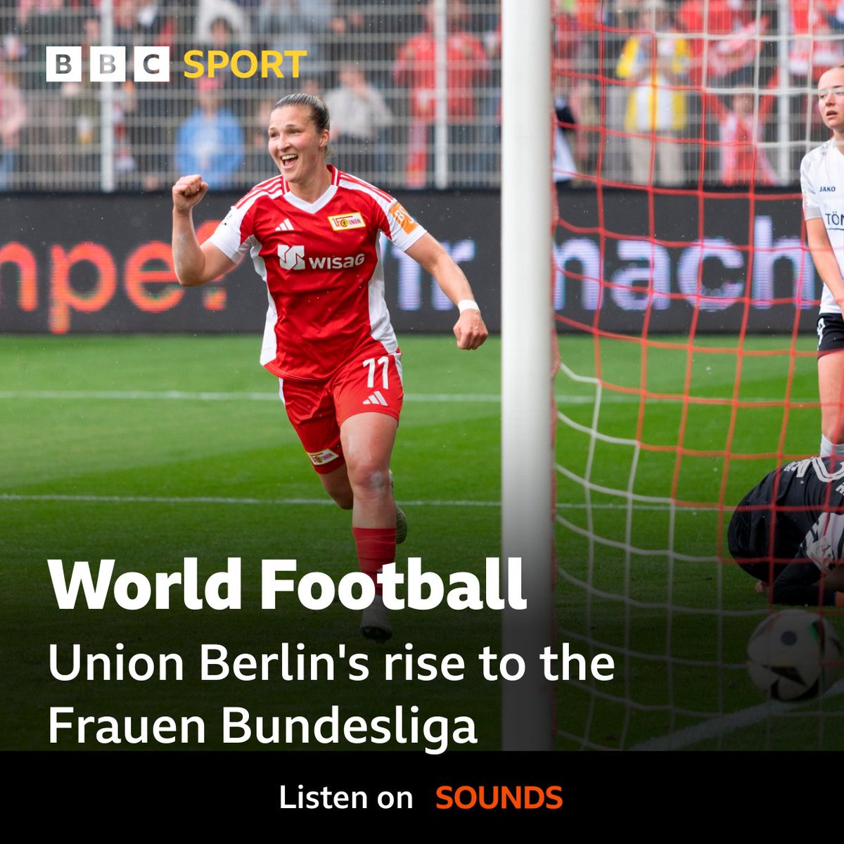 BBCWSSport's tweet photo. From the third tier of German women’s football to the Frauen-Bundesliga in successive seasons 🙌

@DelythLloyd1's been finding out more about @fcunion Frauen's rapid rise ⚽️🆙

Listen to the latest #BBCWF podcast 🔊👇
https://t.co/JugjW3AOAn

#BBCFootball https://t.co/IVA1tqtZC7