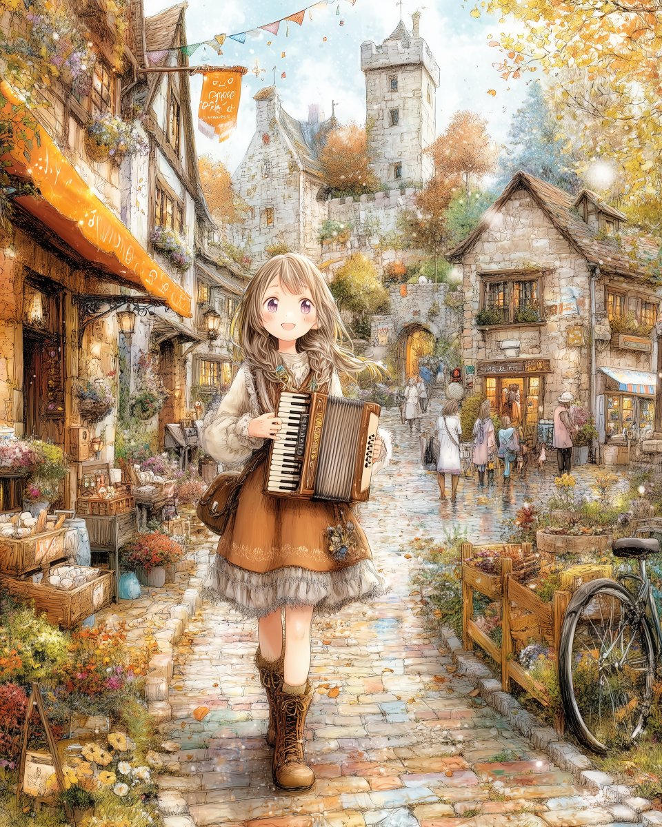 moshimoshi_ai's tweet photo. アコーディオンの音色が響く街角
A Melody of Accordion Echoes Through the Town https://t.co/CqGmxyBlrm