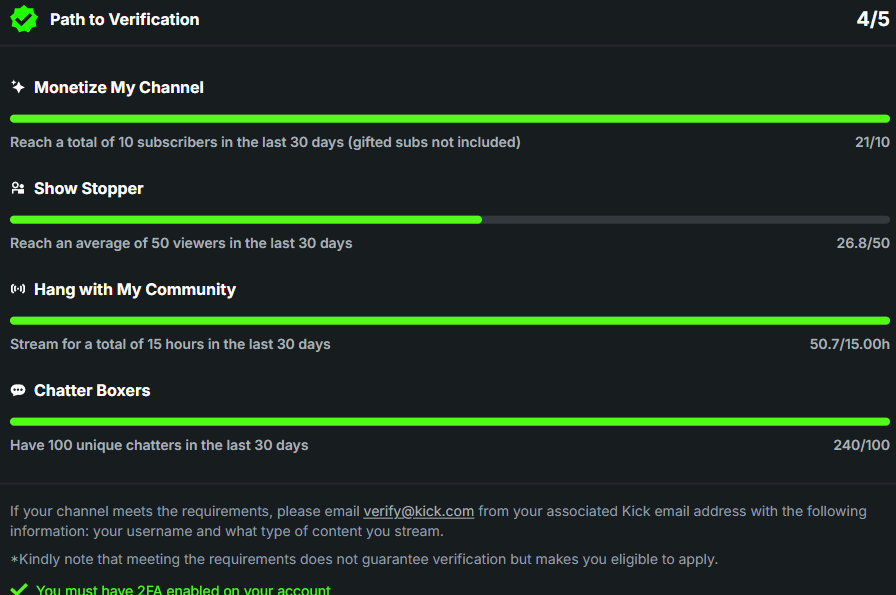Hate making these post because I don't want to feel like I'm shaking a cup but...

If anyone could help me with maintaining my metrics hitting verification and later partnership would be a dream come true💚

Haven't felt that feeling of success in a long time🙃