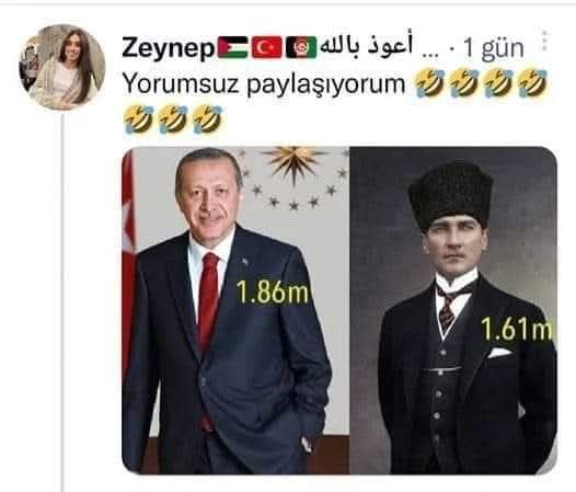 Sana elli bin defa söyledim Zeynep, boy önemli değil mühim olan işlevi..