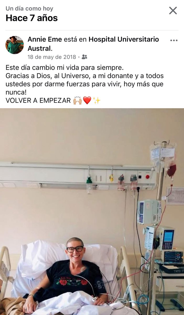 🧡🧡🧡🧡🧡🧡🧡
7 años postrasplante 
🧡🧡🧡🧡🧡🧡🧡
Donar médula ósea salva vidas!