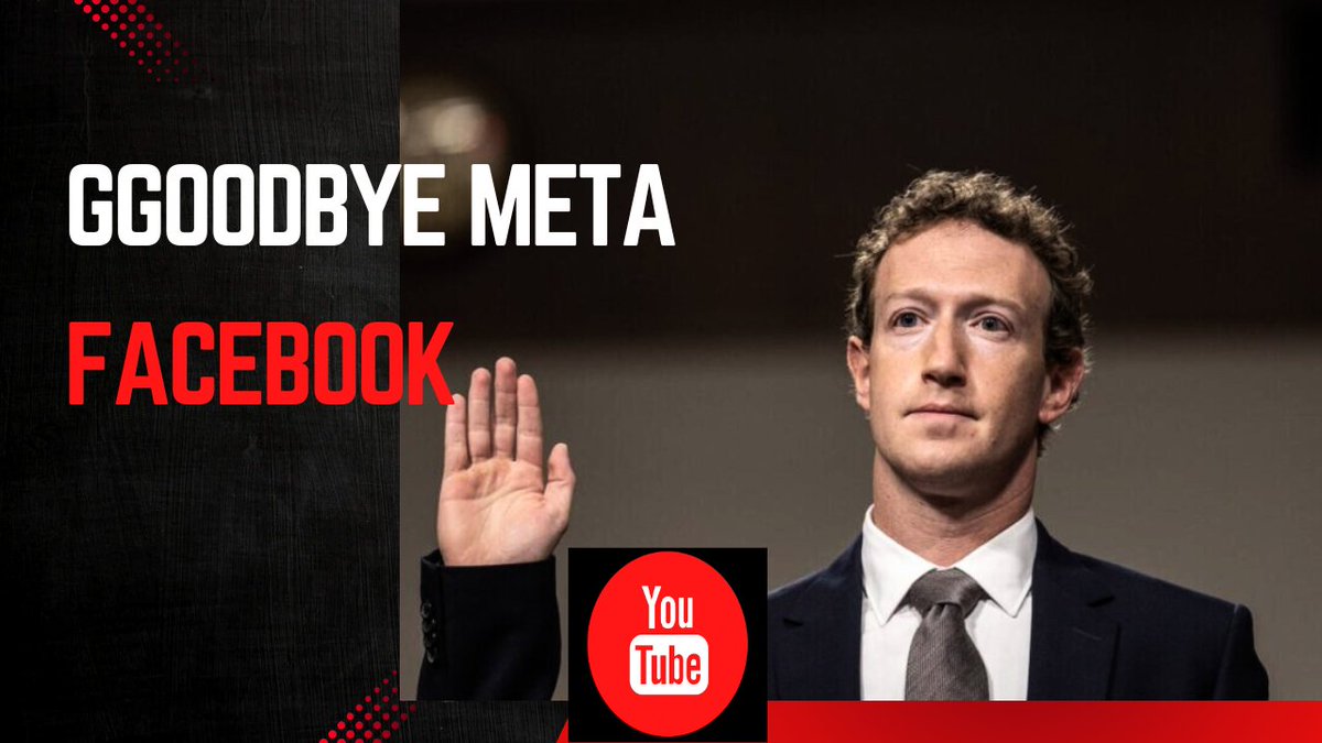 Ugaman01's tweet image. New Episode: Goodbye Meta/Facebook 

Watch Now: youtu.be/5M-LM7HzbMU?si… 
#UGN