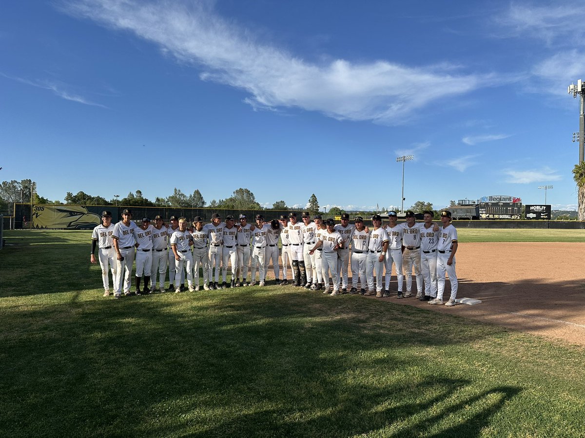 Trosky AV (@troskyav) on Twitter photo Congratulations to Del Oro HS Baseball. Through all kinds of adversity they have persevered and made it to the CIFSJS finals.
Incredible players getting it done.
<a href="/CoachJWhitmore/">Jordan Whitmore</a>
<a href="/CoachSwiech/">Mike Swiech</a>
<a href="/jakeswiech/">Jake Swiech</a> Congratulations to Del Oro HS Baseball. Through all kinds of adversity they have persevered and made it to the CIFSJS finals.
Incredible players getting it done.
<a href="/CoachJWhitmore/">Jordan Whitmore</a>
<a href="/CoachSwiech/">Mike Swiech</a>
<a href="/jakeswiech/">Jake Swiech</a>