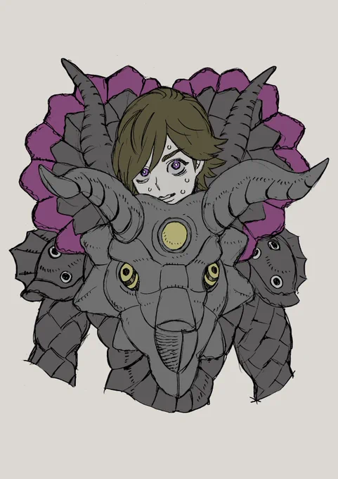 ヒノエージ単体で描くとなんか不穏になるんですよね 