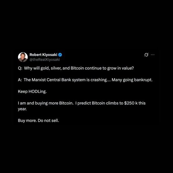 kanhiya_chauhan's tweet photo. BREAKING: Robert Kiyosaki predicts #Bitcoin will hit $250,000 in 2025.

The Rich Dad author doubles down on $BTC as fiat currencies weaken.

Are you ready for the next leg up?

#Crypto #BTC #Kiyosaki #Bitcoin250K https://t.co/j1v8oS0mKm