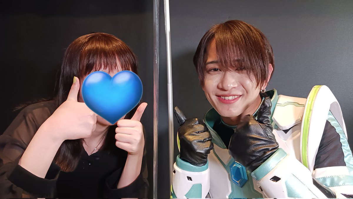 ツバち とはじめましてできた！
これで全員制覇👑
ツバち 面白すぎました笑笑
今度Boyzさんたちが仙台来た時は、ツバち のソロチェキ撮る！！

《 <a href="/st19910406/">千大 翼</a> 》

#特撮Boyz
#千大翼
#疾風のスカイブルー