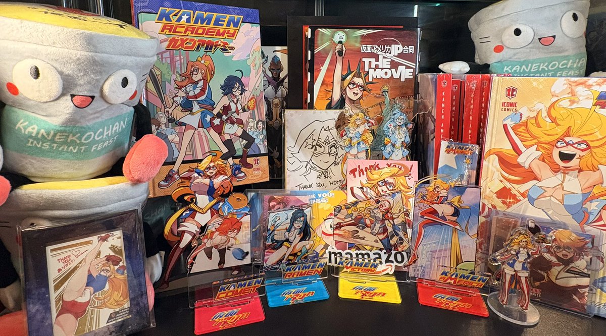 持っていない物が多いけど、仮面アメリカは良い意味でグッズ展開が激しすぎて置き場所に困ってる…