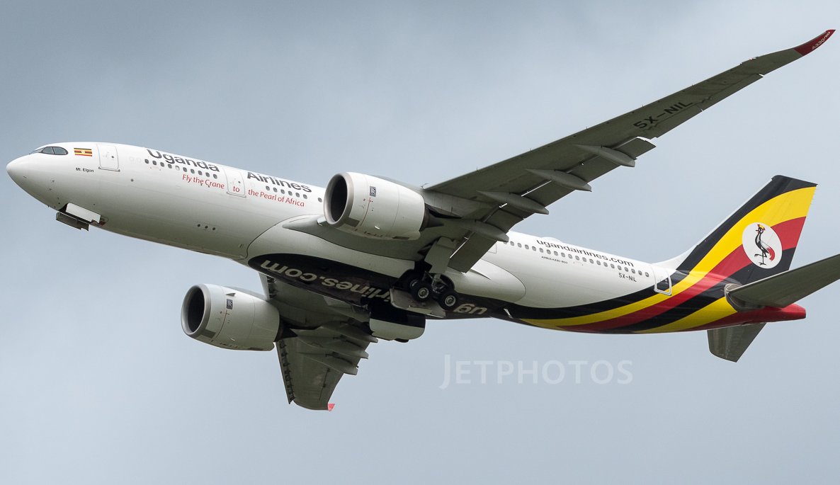 Malcolm Musiime (@malcolmmusiime) on Twitter photo Jolly good show <a href="/UG_Airlines/">Uganda Airlines</a> i extend my warmest congratulations to the team on the successful maiden voyage to Gatwick Airport. Smooth landing! here's to new horizons <a href="/rggoobi/">Ramathan Ggoobi</a> <a href="/mofpedU/">Ministry of Finance</a>
image via <a href="/JetPhotos/">JetPhotos</a> Jolly good show <a href="/UG_Airlines/">Uganda Airlines</a> i extend my warmest congratulations to the team on the successful maiden voyage to Gatwick Airport. Smooth landing! here's to new horizons <a href="/rggoobi/">Ramathan Ggoobi</a> <a href="/mofpedU/">Ministry of Finance</a>
image via <a href="/JetPhotos/">JetPhotos</a>
