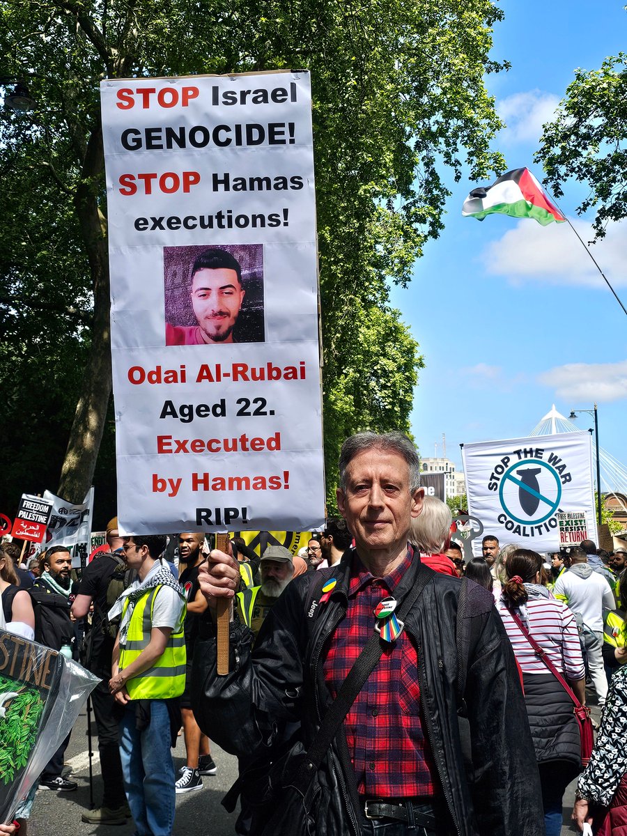 For exposing this I was arrested at Palestine march yesterday: 

Hamas has ordered the execution of all “traitors &amp; troublemakers” (critics)

It executed Gaza protester, Odai Al-Rubai, aged 22, stating ‘This is what happens to people who criticise Hamas’
independent.co.uk/news/uk/home-n…