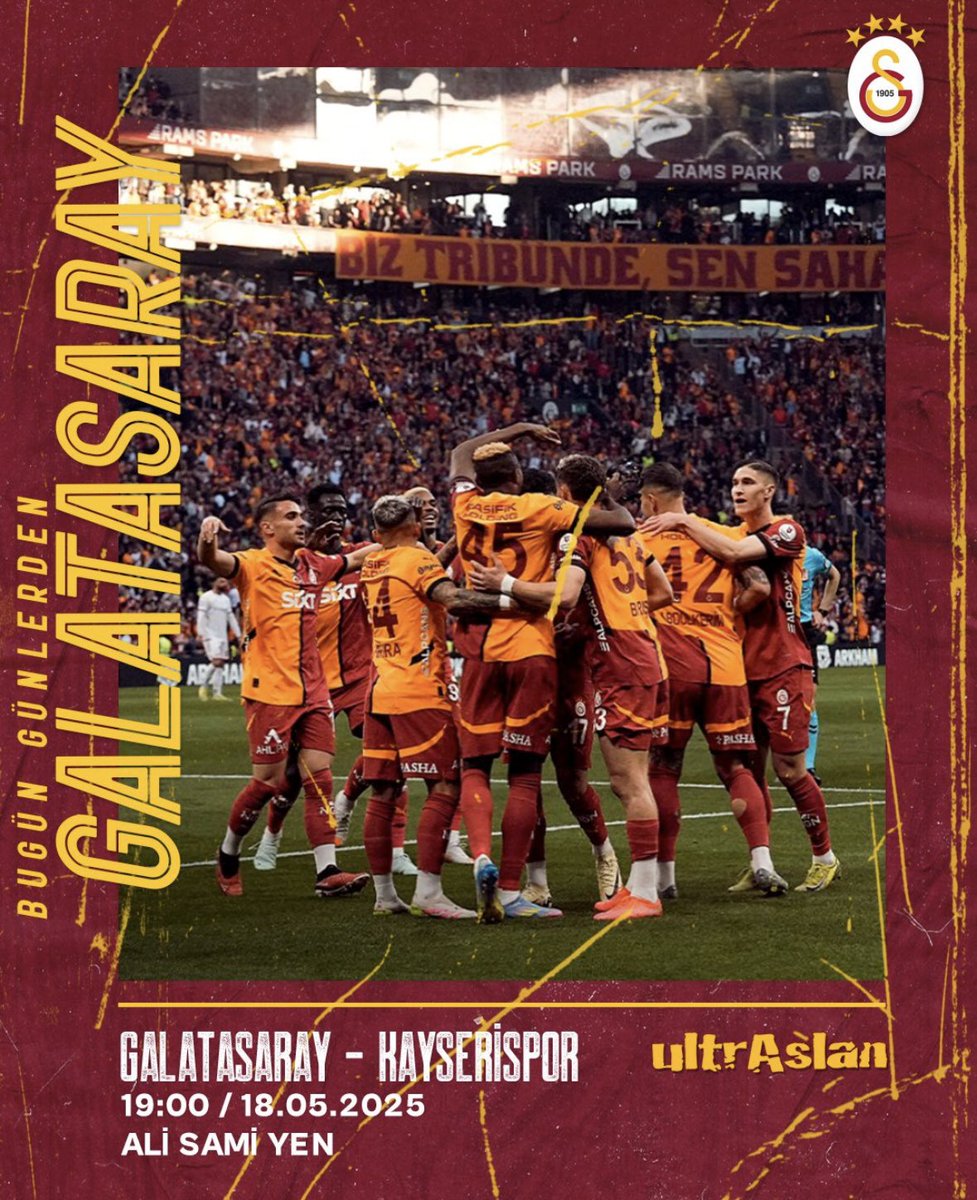 💛❤️Hadi ASLANLAR💛❤️
#BuguenGuenlerdenGALATASARAY 
 #ultrAslan
