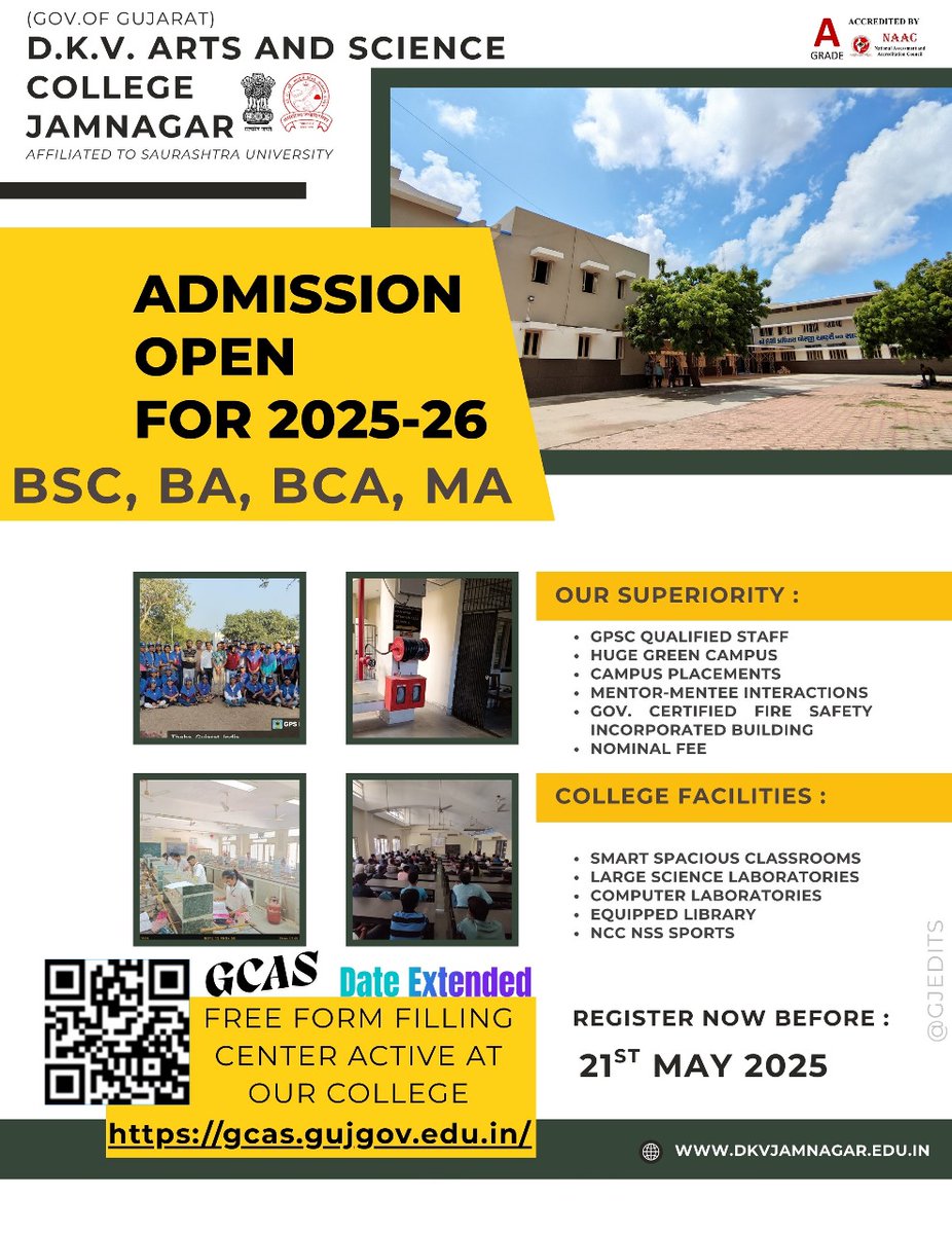 DKV ARTS AND SCIENCE COLLEGE JAMNAGAR tweet media