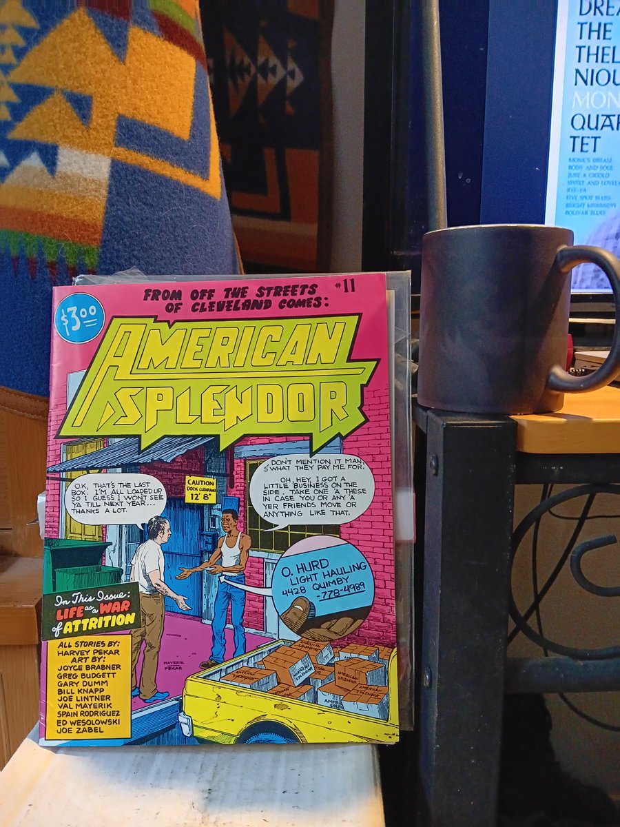ScottMWest's tweet photo. Good morning! #CoffeeAndComics Sunday edition! #AmericanSplendor #HarveyPekar https://t.co/h1PWGza9jD