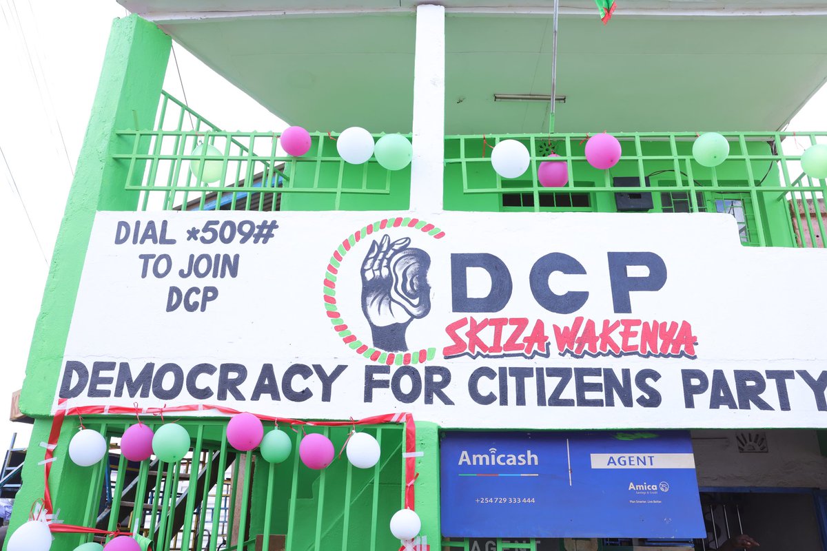 DCP_Democracy's tweet photo. DCP Party Leader HE. Rigathi Gachagua officially opens the inaugural DCP Party office in Kariara, Gatanga in Muranga County. 

#SkizaWakenya https://t.co/w9ycYo6U13