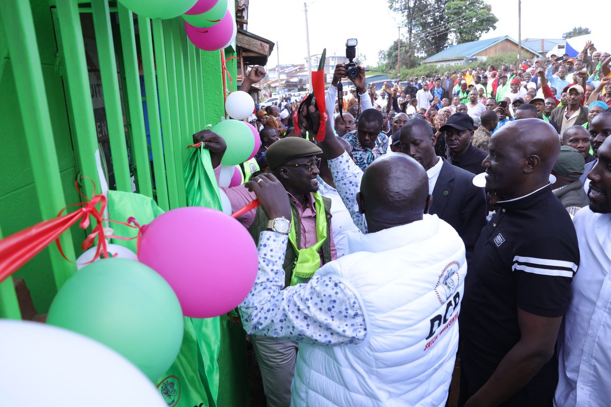 DCP_Democracy's tweet photo. DCP Party Leader HE. Rigathi Gachagua officially opens the inaugural DCP Party office in Kariara, Gatanga in Muranga County. 

#SkizaWakenya https://t.co/w9ycYo6U13